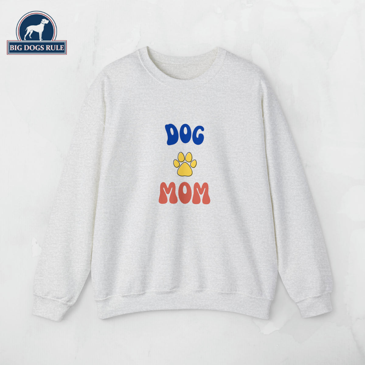 Retro Dog Mom Crewneck Sweatshirt